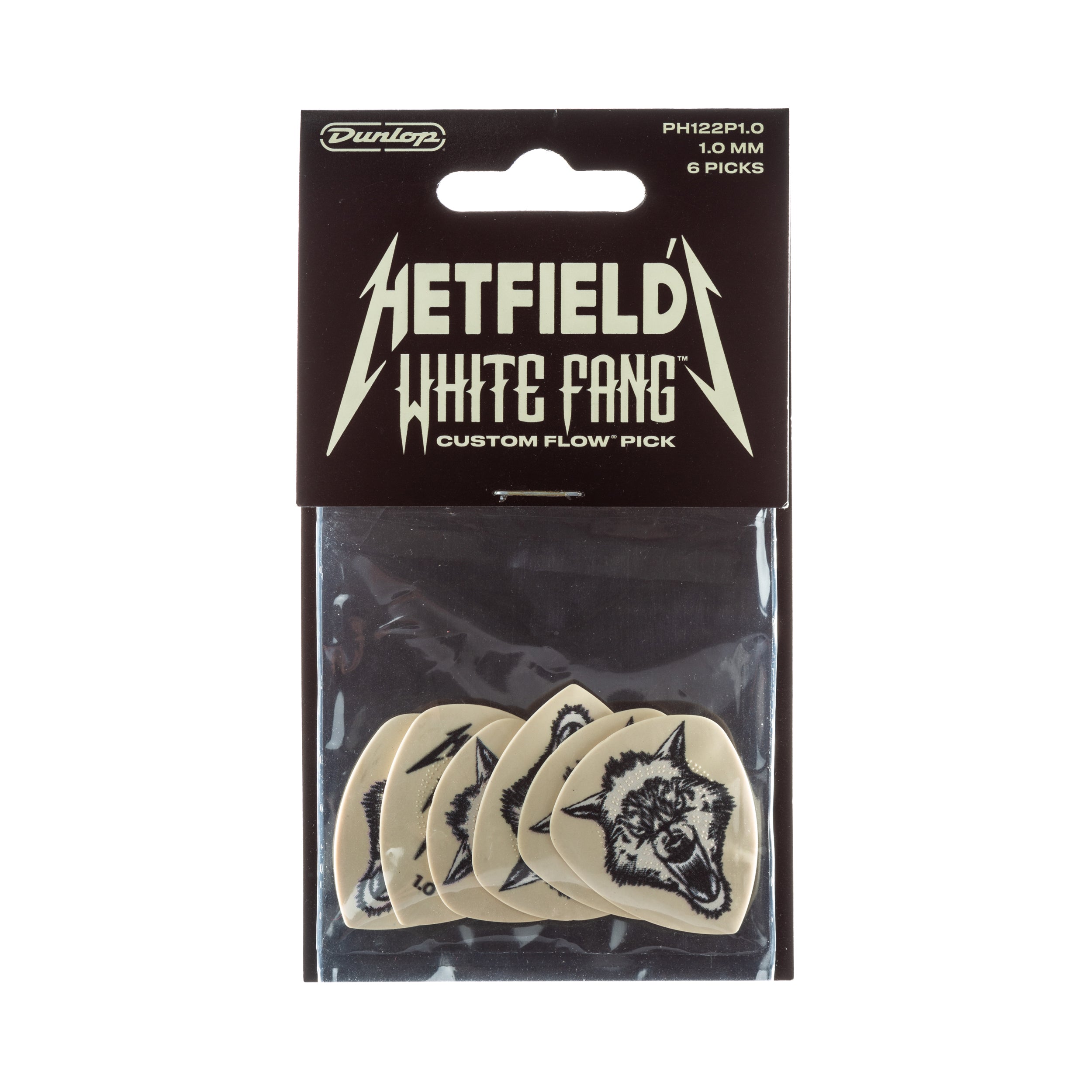 JIM DUNLOP | JPWF73 | James Hetfield White Fang Guitar Picks JIM DUNLOP | JPWF73 | James Hetfield White Fang Guitar Picks